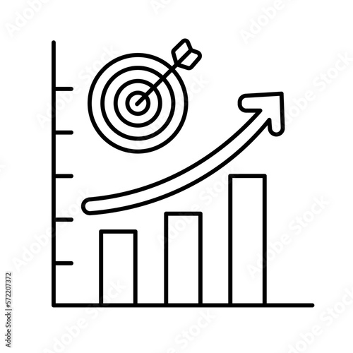  Growth vector icon easily modify

