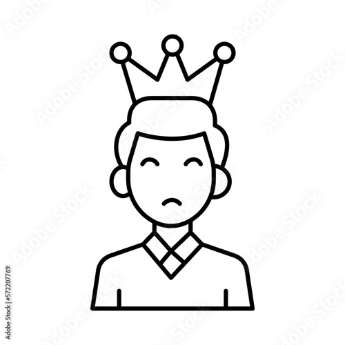 Prince vector icon easily modify

