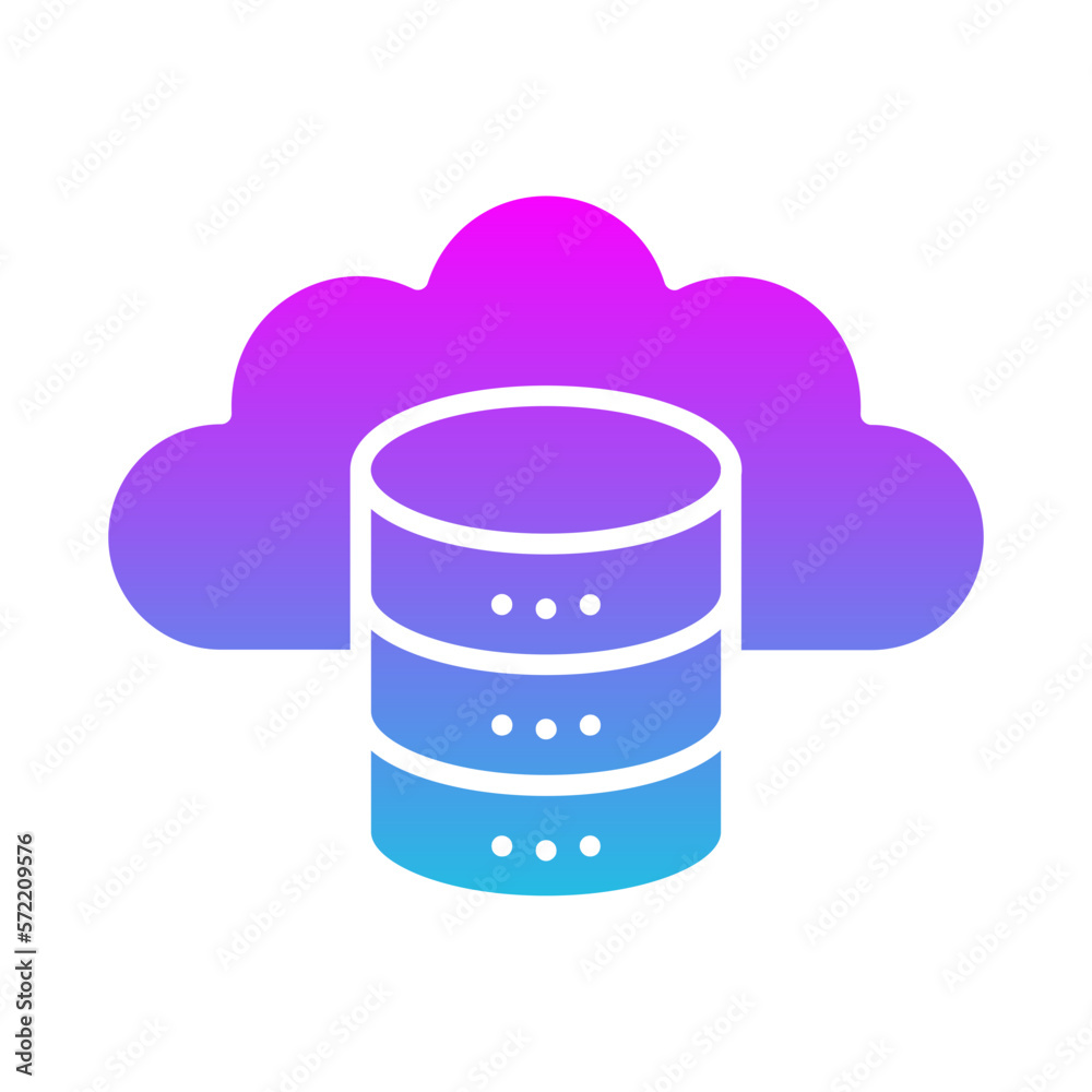 Cloud Database Icon