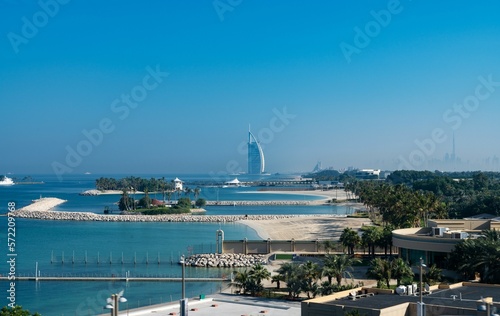Schilderij op canvas Dubai sailing hotel