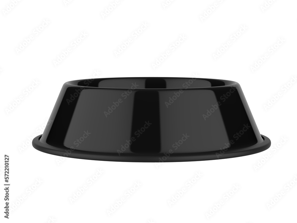 Blank pet feeder bowl template, 3d render illustration. Blank pet feeder bowl template, 3d render illustration.