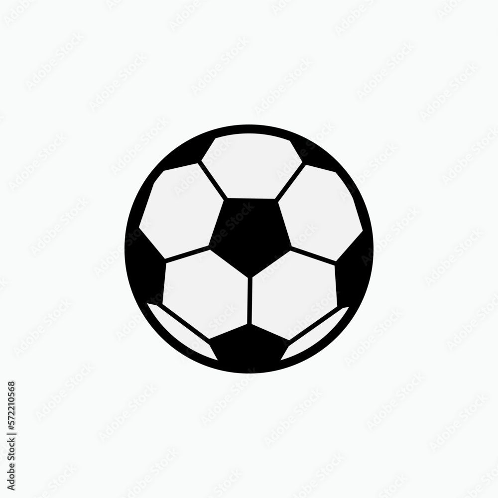 Soccer Ball Icon. Football Element Vector, Sign and Symbol for Design, Presentation, Website or Apps Elements. Soccer Ball Icon. Football Element Vector, Sign and Symbol for Design, Presentation, Website or Apps Elements.