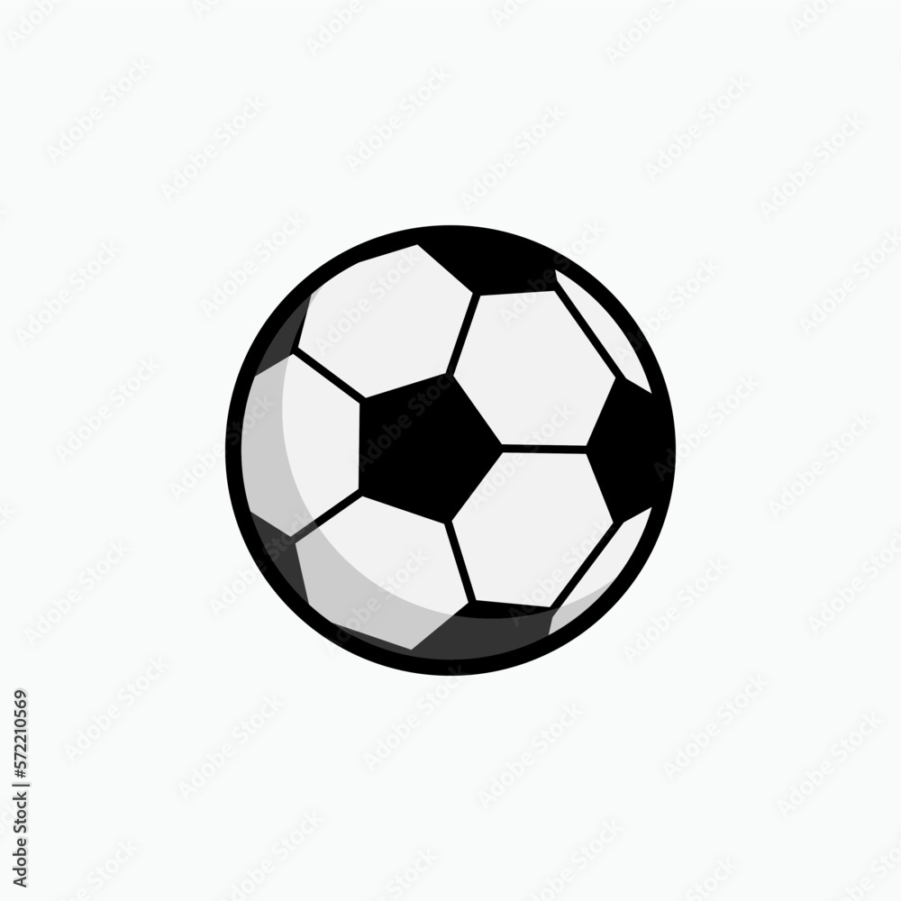 Soccer Ball Icon. Football Element Vector, Sign and Symbol for Design, Presentation, Website or Apps Elements. Soccer Ball Icon. Football Element Vector, Sign and Symbol for Design, Presentation, Website or Apps Elements.