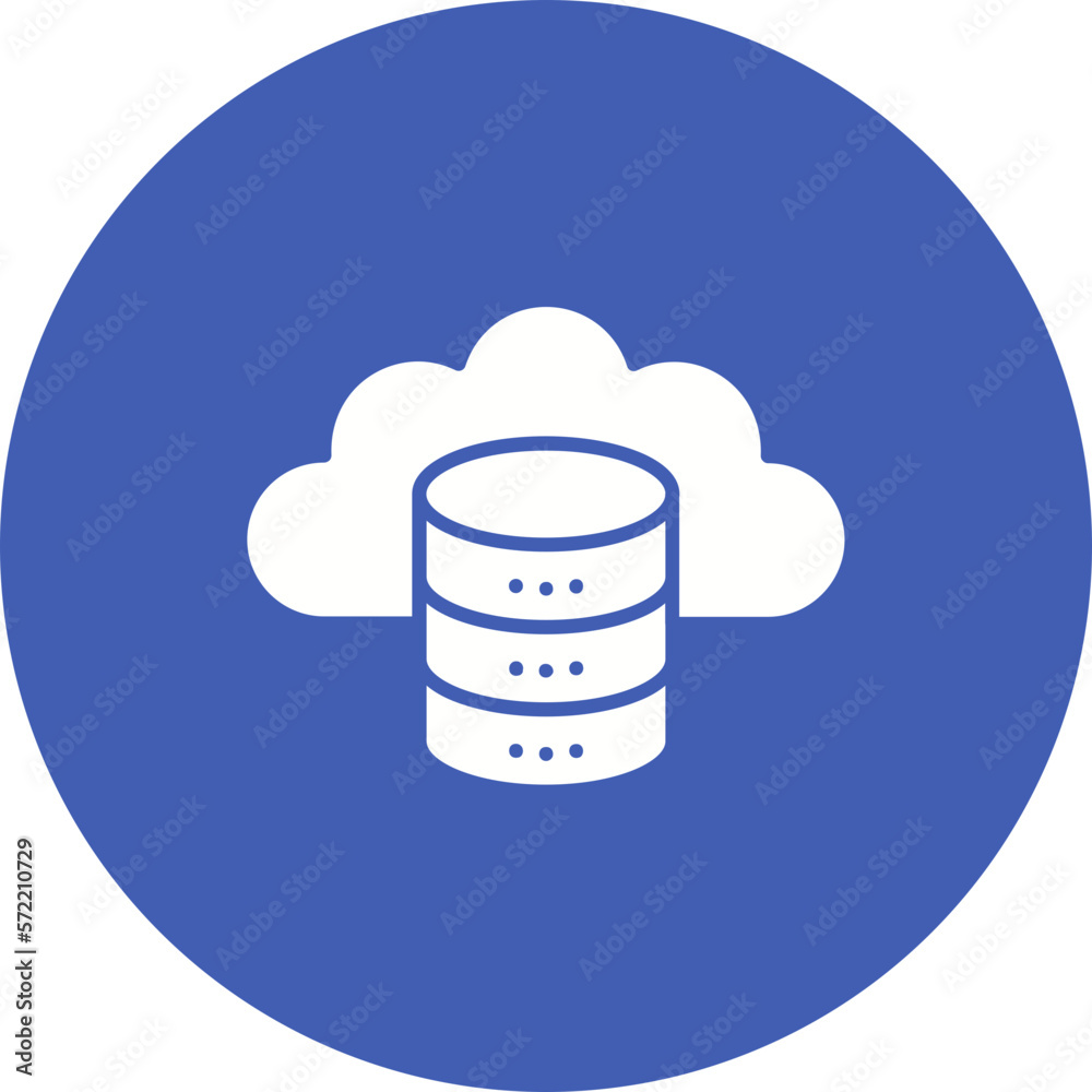 Cloud Database Icon Cloud Database Icon