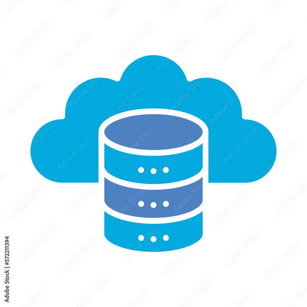 Cloud Database Icon