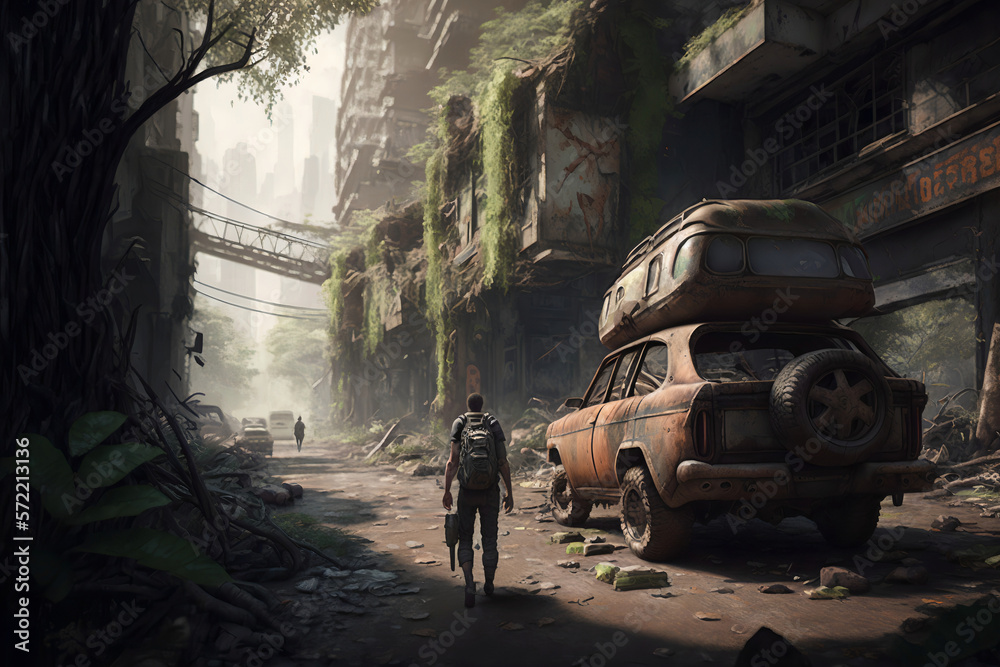Post-Apocalyptic World Dystopia photography Digital Art | AI Generated
