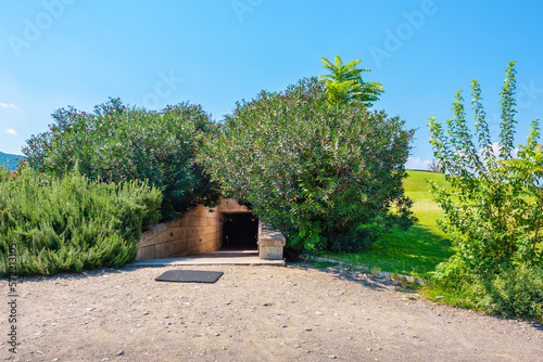 Konstfotografi Royal Tombs in Vergina. Macedonia, Greece