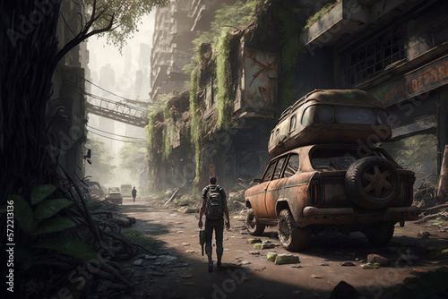 Post-Apocalyptic World Dystopia photography Digital Art | AI Generated 