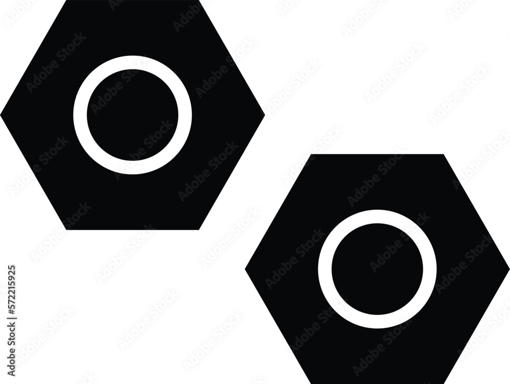 Nut Vector Icon Design Illustration Nut Vector Icon Design Illustration