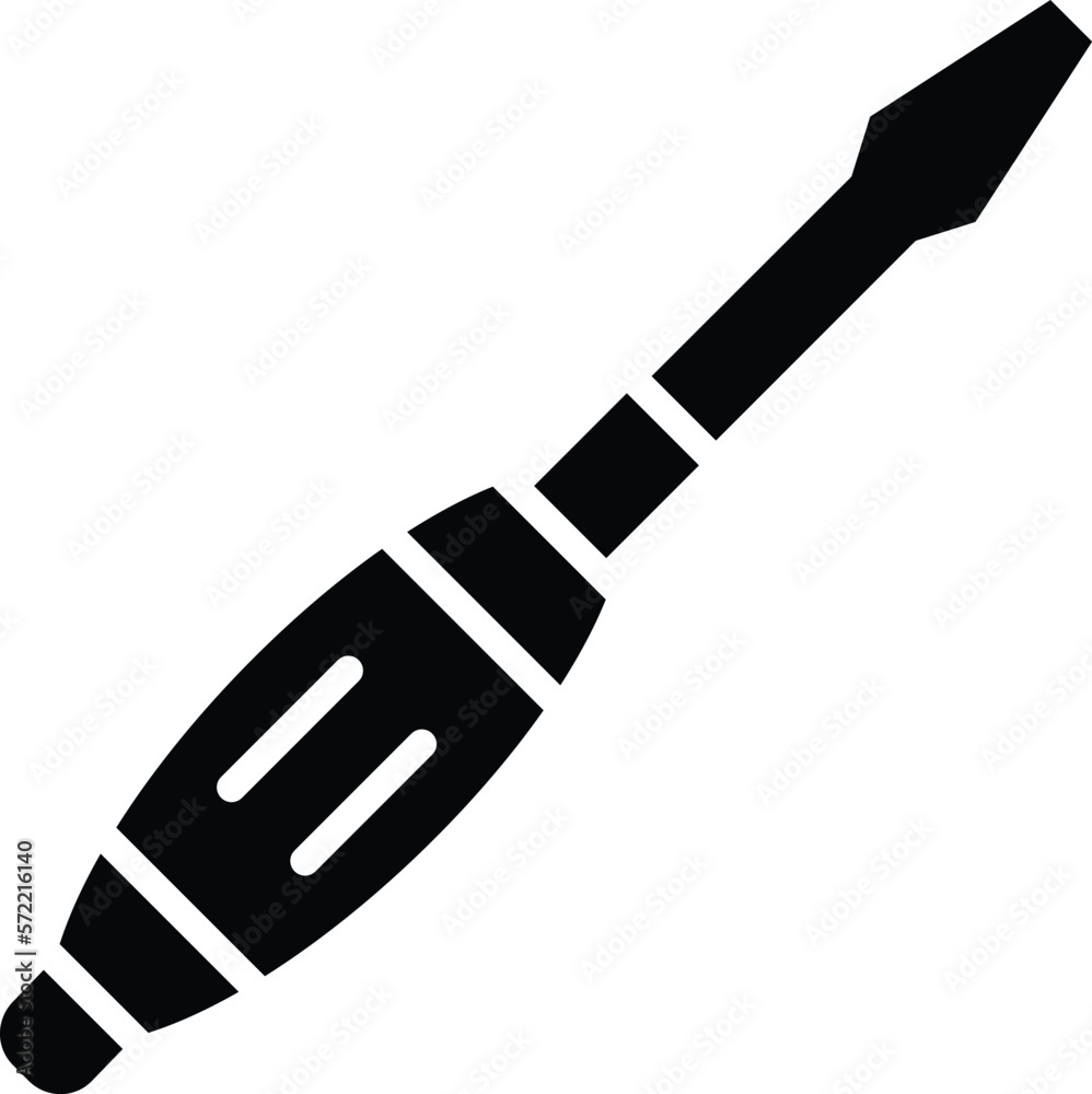 Screwdriver Vector Icon Design Illustration Screwdriver Vector Icon Design Illustration