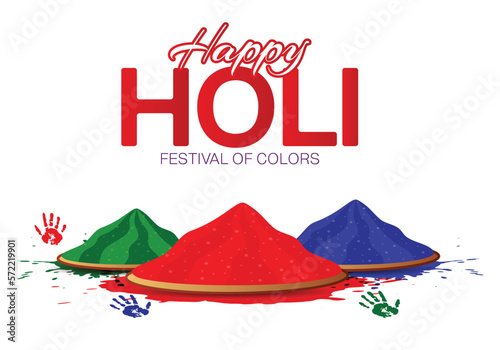 Happy Holi Color Festival of India, Holi Greetings Background