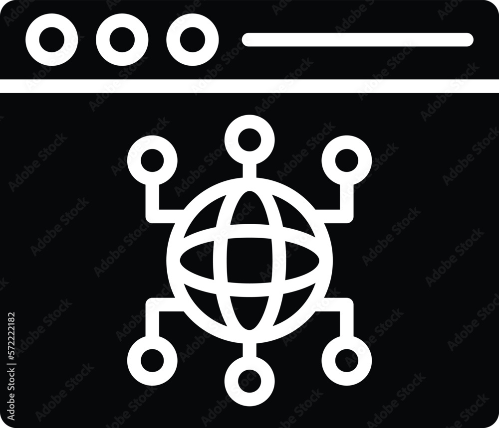 Browser Vector Icon Design Illustration Browser Vector Icon Design Illustration