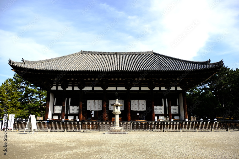 奈良、興福寺，寺院、日本古来の建築物、伝統的な建築物、木造