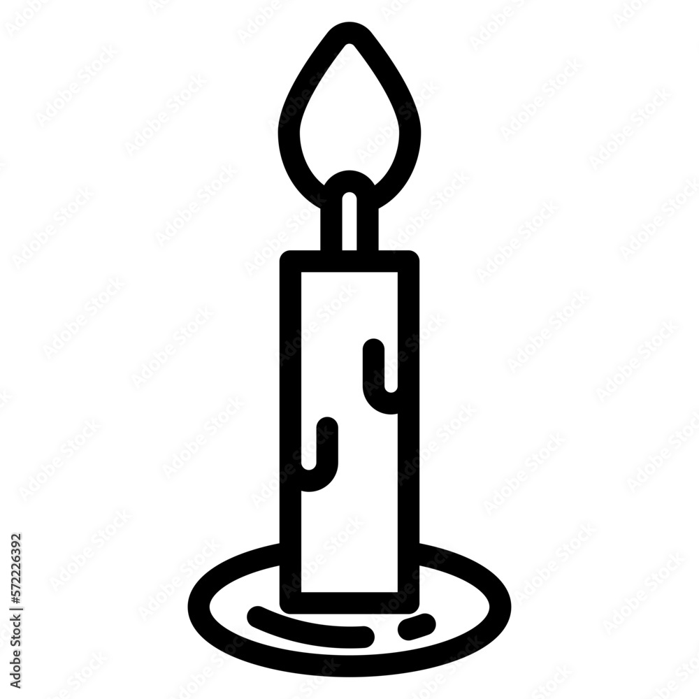 Obraz premium candle line 