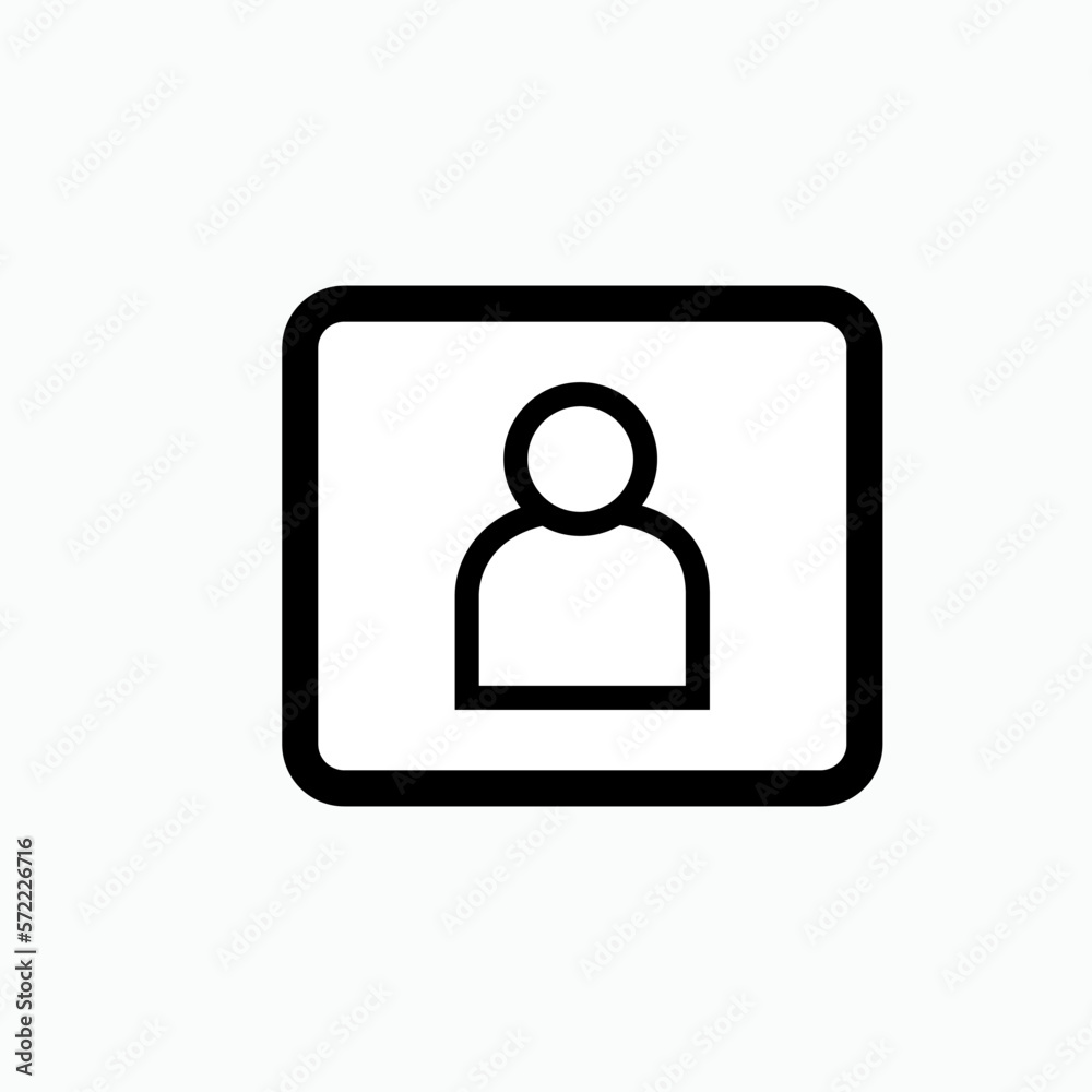 Contact Icon. Contact Person, Personal Symbol - Vector, Applied for Design, Presentation, Website or Apps Elements. Contact Icon. Contact Person, Personal Symbol - Vector, Applied for Design, Presentation, Website or Apps Elements.