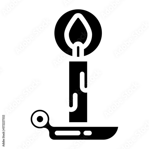 candle glyph 