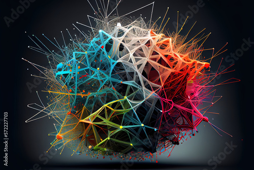 Wide Format Web Network. Generative Ai