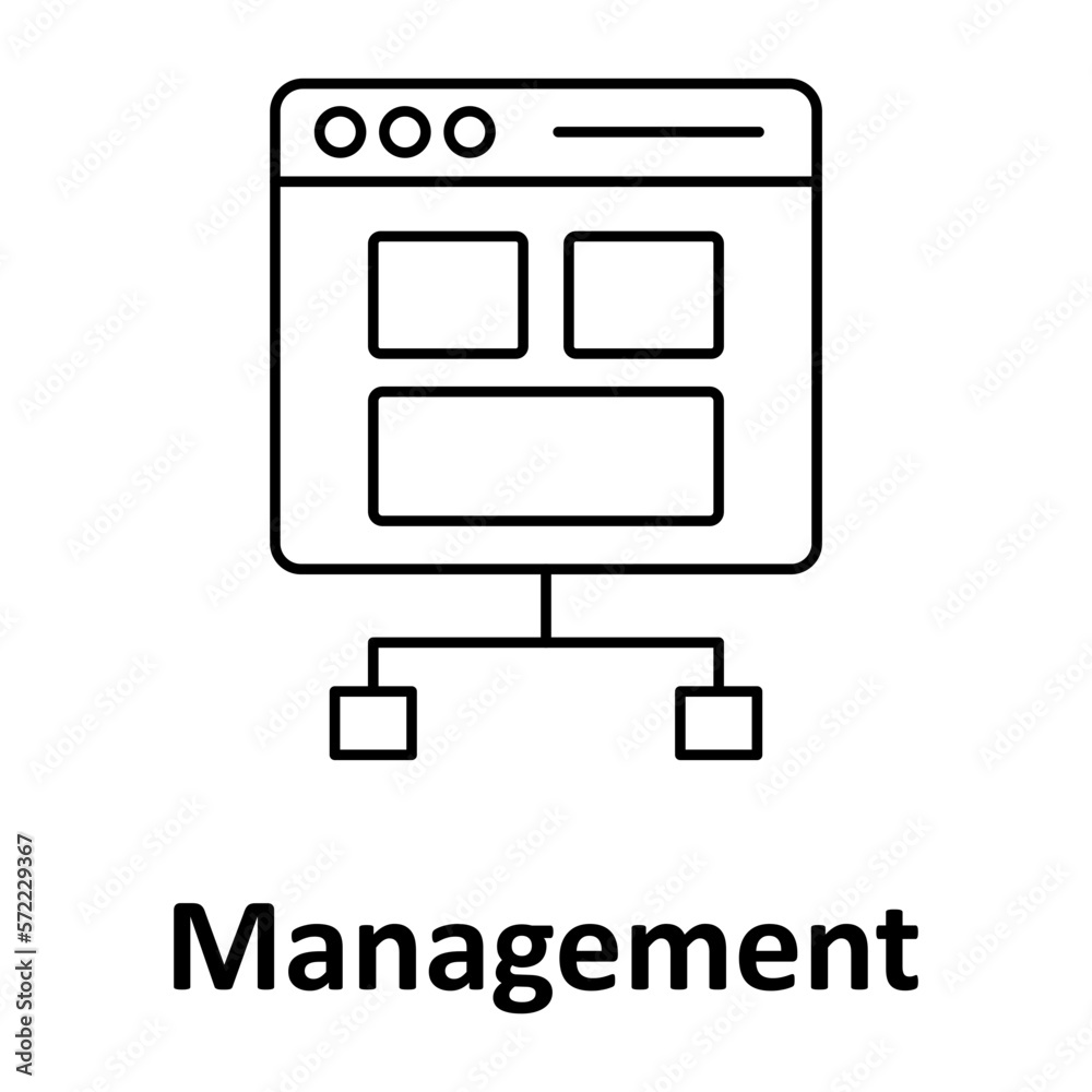 Management vector icon easily modify
Management vector icon easily modify