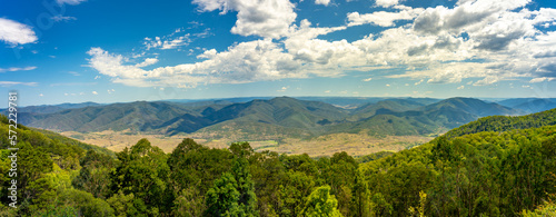 Picturesque views of rural NSW as seen from Pioneer Lookout, New South Wales, Australia