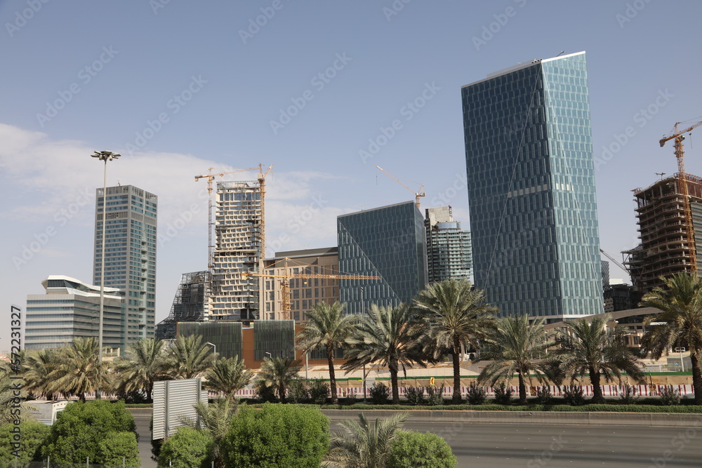 Fototapeta premium King Abdullah Financial District, Riyadh, Saudi Arabia