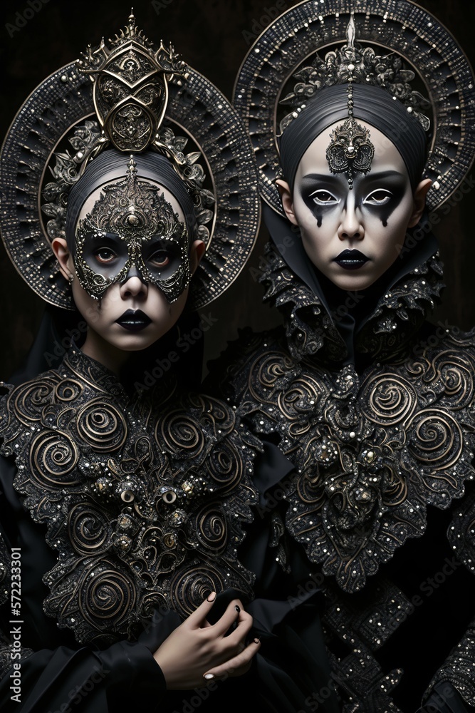 Twin nuns of terror. Generative ai. Twin nuns of terror. Generative ai.