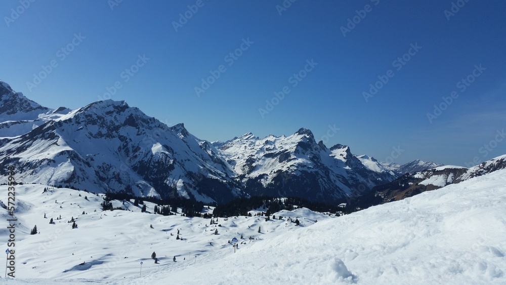 paisagem, natureza, bezau, austria, neve, montagna, inverno, esqui, alpes, frio, esporte, viagem, gelo, céu, estação de esqui, relax