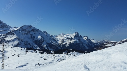 paisagem, natureza, bezau, austria, neve, montagna, inverno, esqui, alpes, frio, esporte, viagem, gelo, céu, estação de esqui, relax
