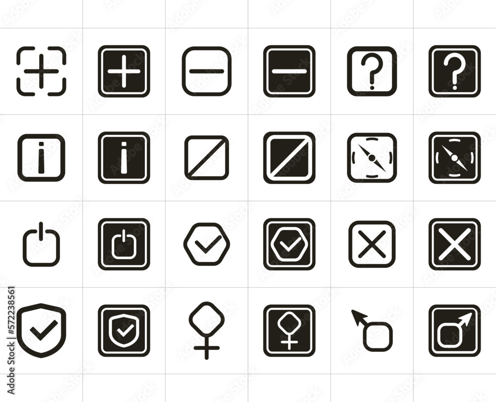 Flat simple icon design Flat simple icon design