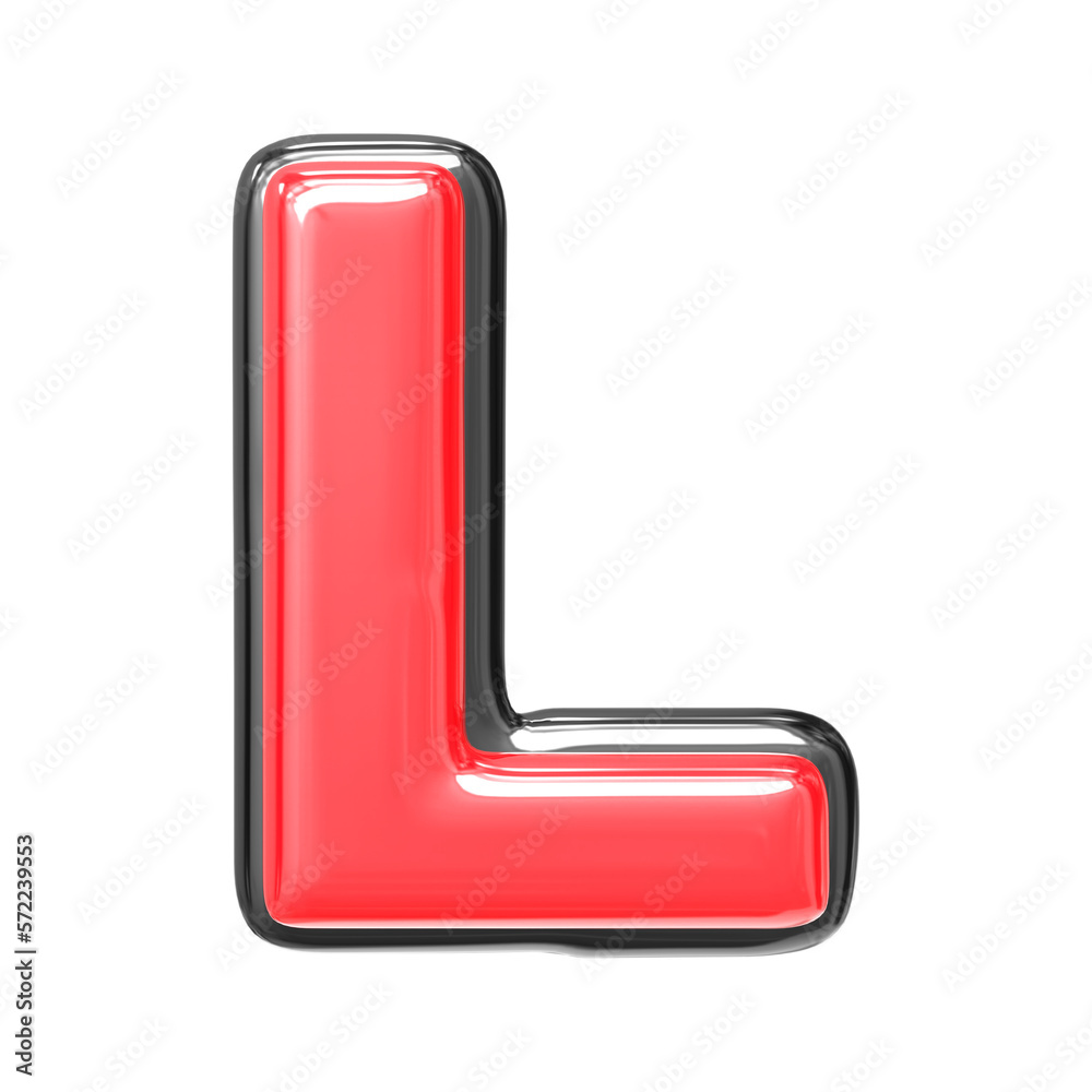 3d rendering of alphabet letter 3d rendering of alphabet letter