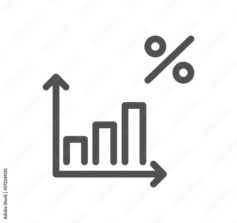 Credit rating related icon outline and linear vector. Credit rating related icon outline and linear vector.