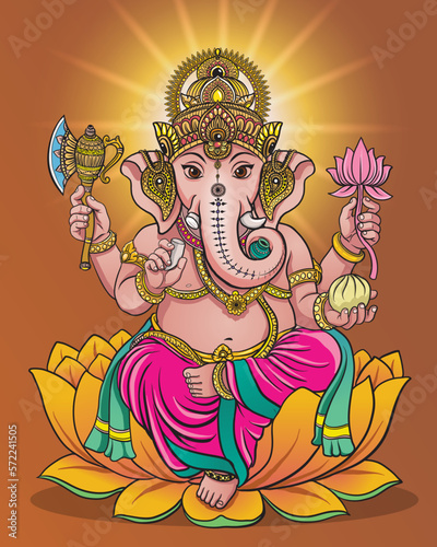 Lord ganesha illustration