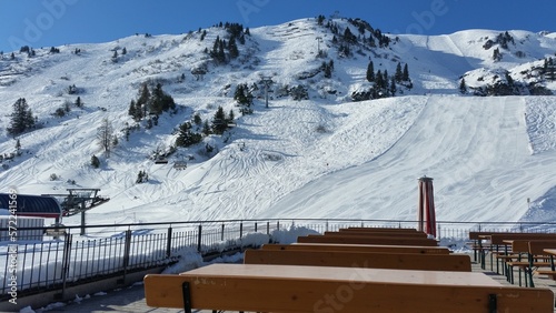 paisagem, natureza, bezau, austria, neve, montagna, inverno, esqui, alpes, frio, esporte, viagem, gelo, céu, estação de esqui, relax
