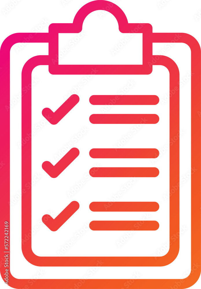 Checklist Vector Icon Design Illustration Checklist Vector Icon Design Illustration