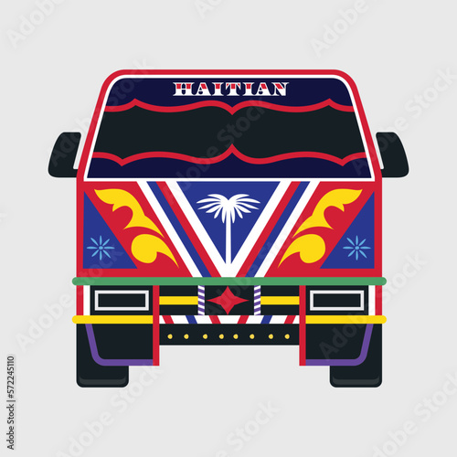 Haiti tap tap car transportation