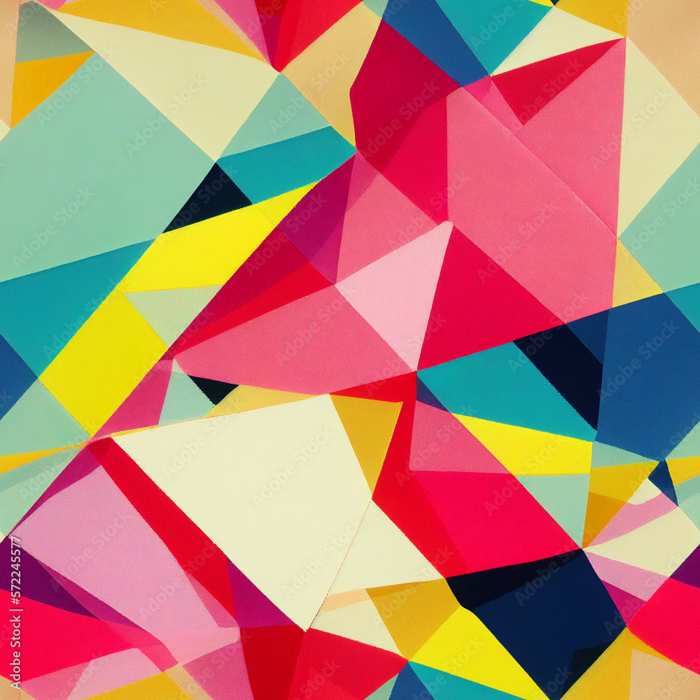 Seamless pattern colorful abstract background, Generative AI Seamless pattern colorful abstract background, Generative AI