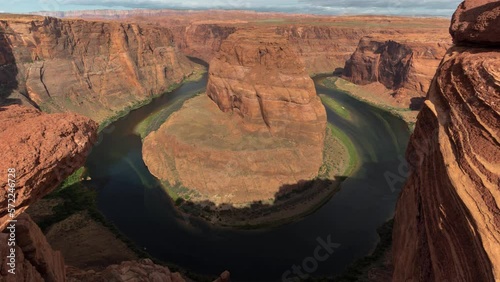 Horseshoe Bend - Morning Shadow Movement Time Lapse