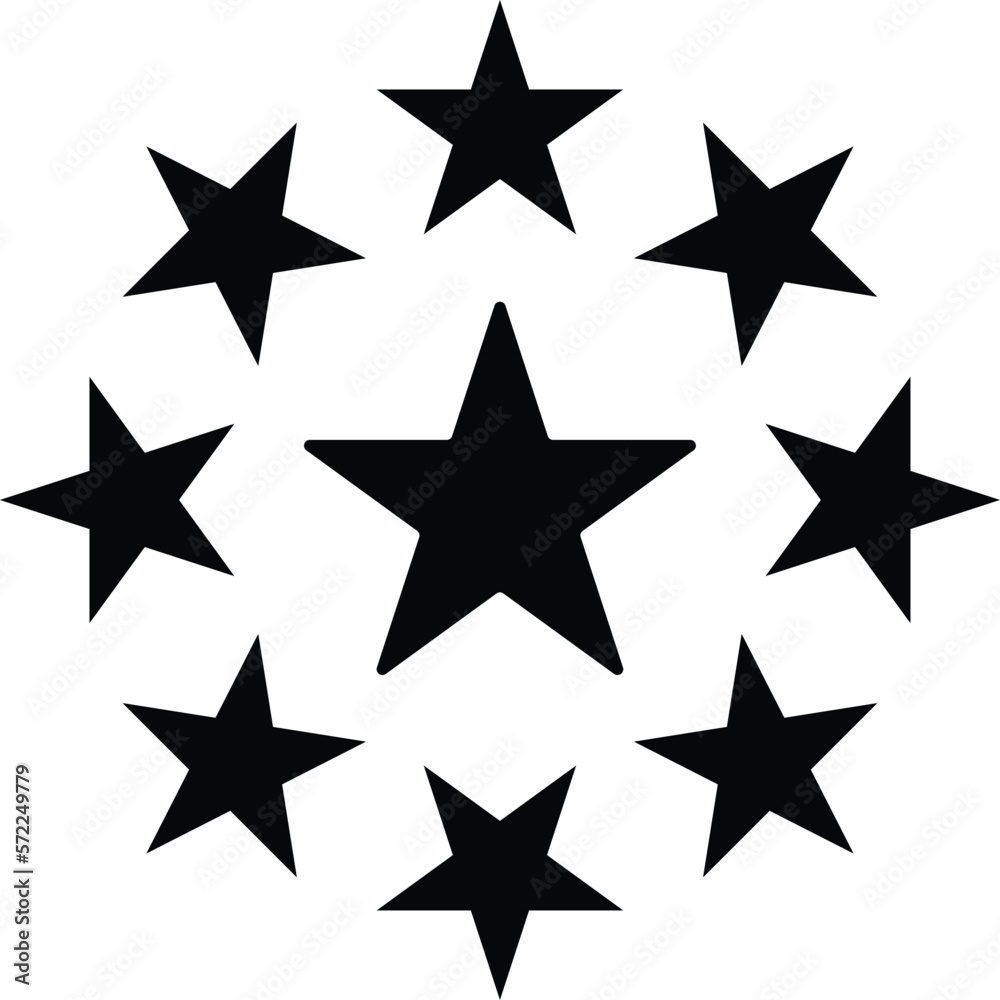 Star Vector Icon Design Illustration