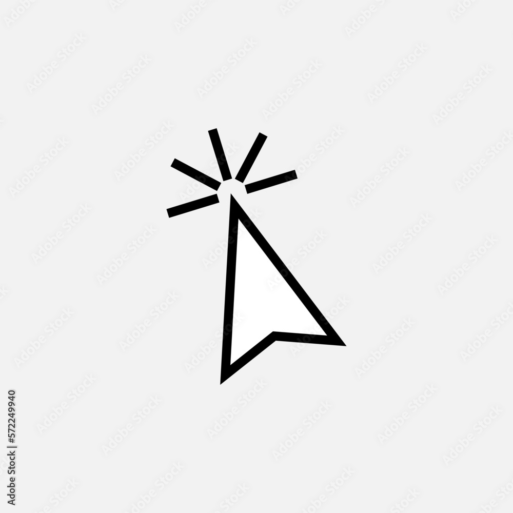 Cursor Icon. Pointer Illustrations - Vector, Sign and Symbol for Design, Presentation, Website or Apps Elements. Cursor Icon. Pointer Illustrations - Vector, Sign and Symbol for Design, Presentation, Website or Apps Elements.