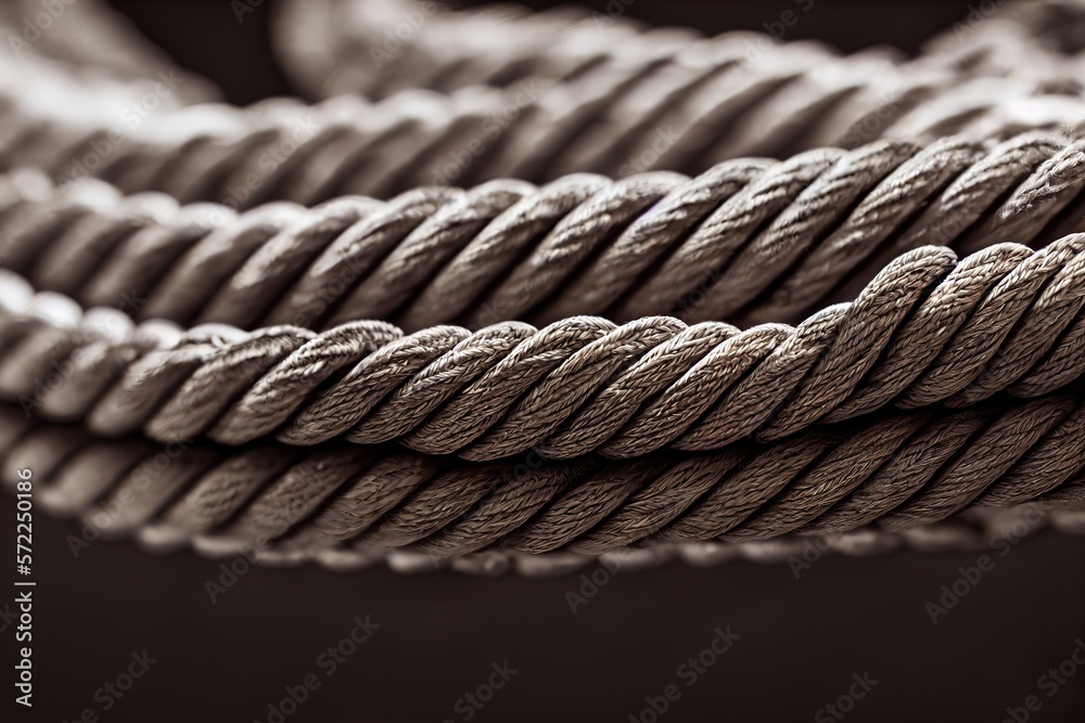 texture of various ropes, background or wallpaper