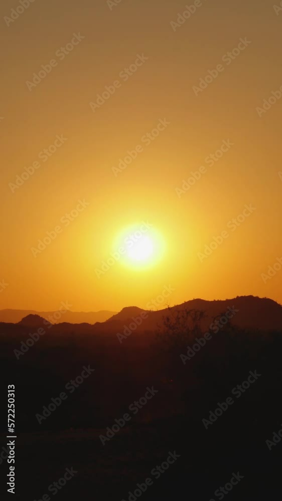 Vertical Video High Desert Sunrise Background Vertical Video High Desert Sunrise Background