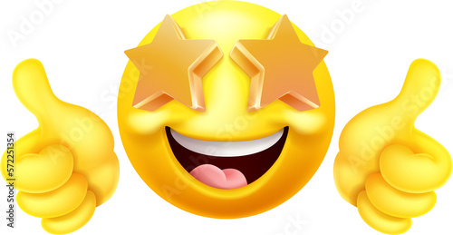 Emoji Emoticon Face Star Ey...