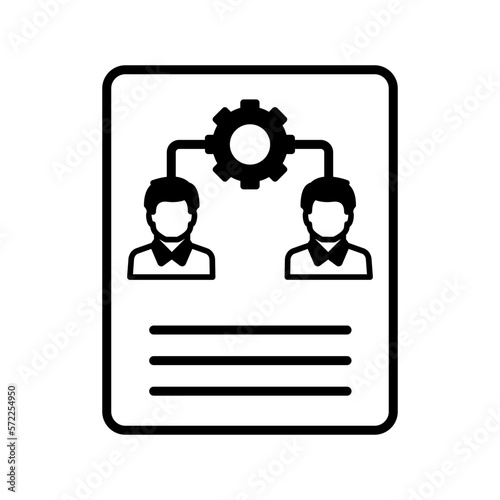 Result sheet vector icon easily modify


