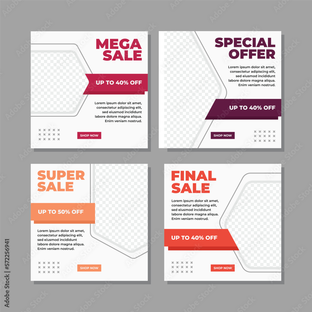 modern social media post template modern social media post template