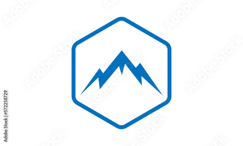Free Download Mountain Logo Design Template Inspiration, Vector Illustration. - GFXLoad