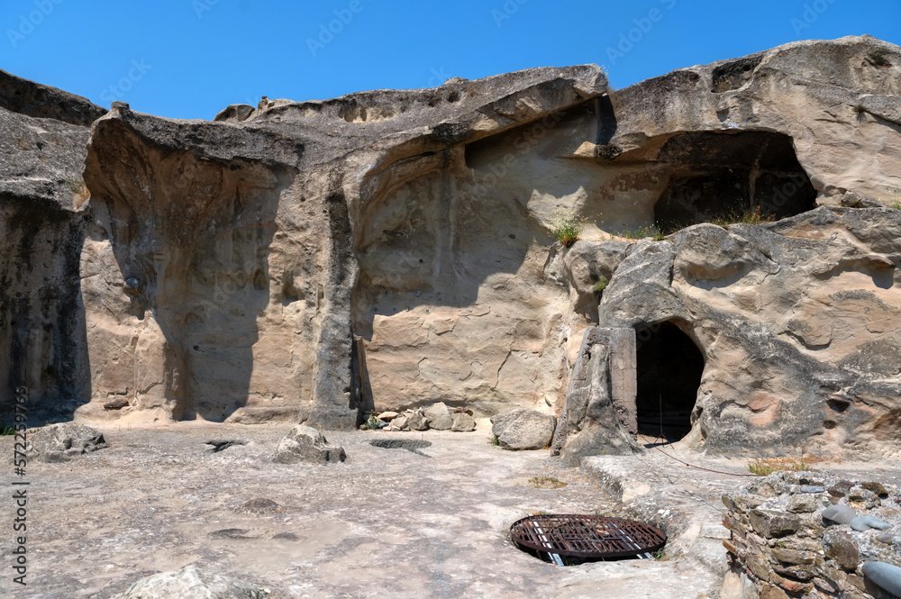Old cave city Uplistsikhe in Caucasus region, Georgia.