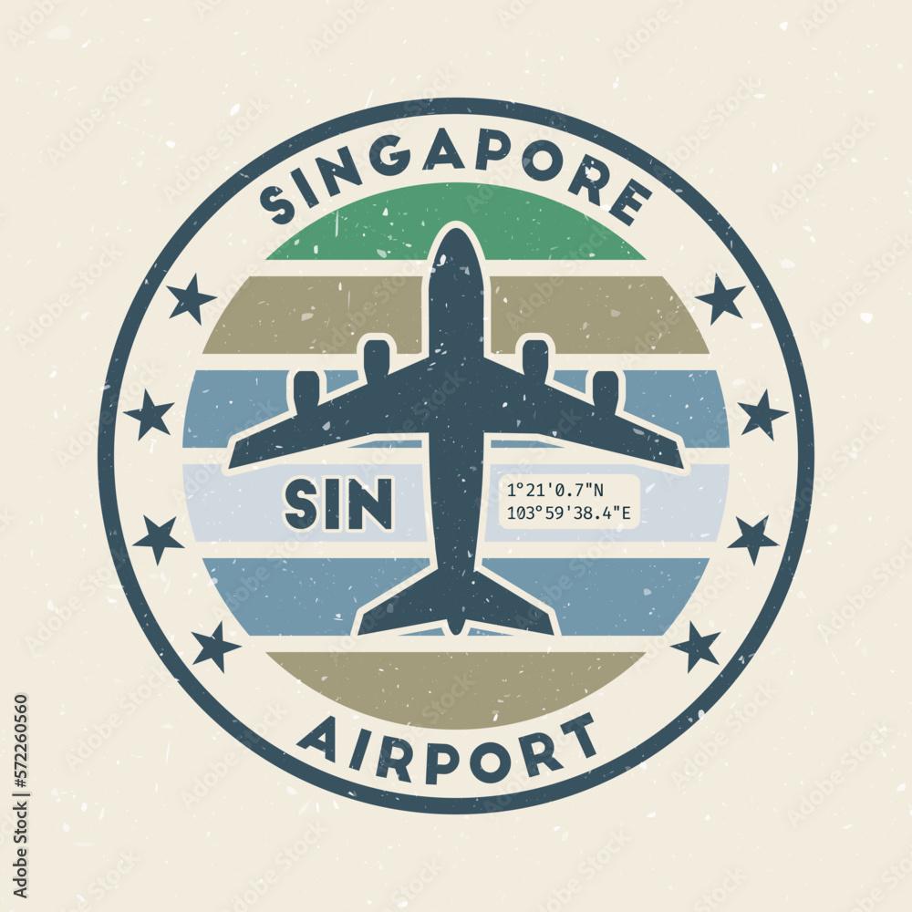 Φωτογραφία Singapore airport insignia