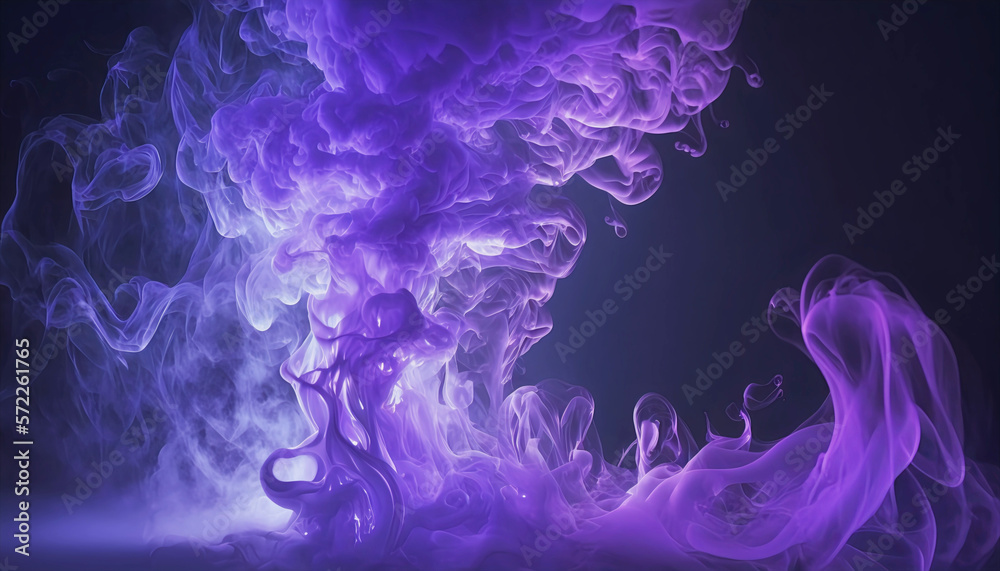 Abstract purple blue smoky background.AI generated. Abstract purple blue smoky background.AI generated.