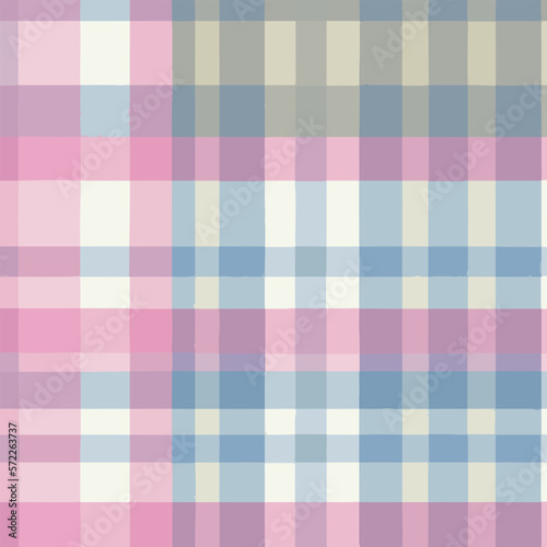 Check Pattern With Small Irregularities Vector Background Style.