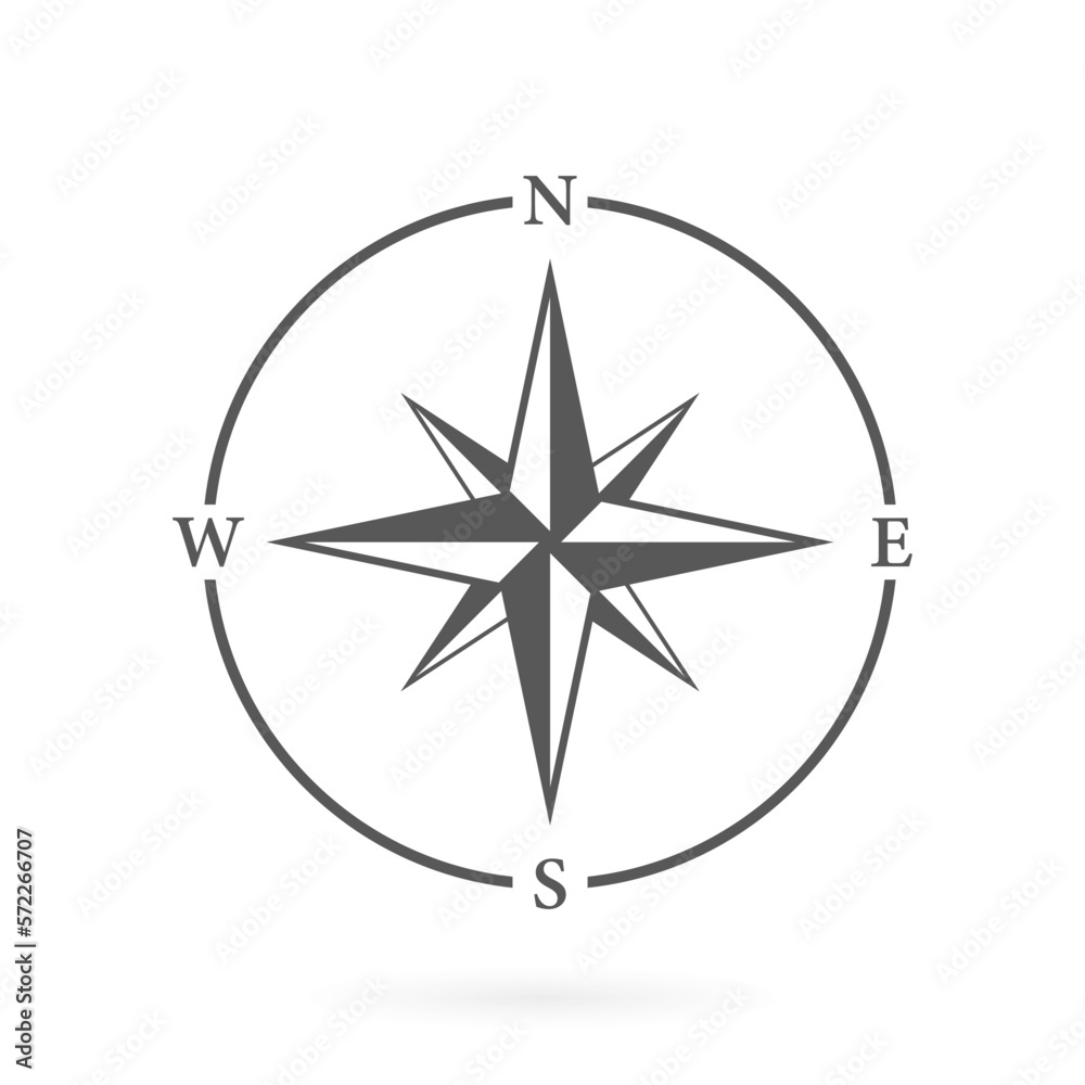 Compass Map Silhouette Icon. Rose Wind Navigation Retro Equipment Glyph Pictogram. Adventure Direction Arrow to North South West East Orientation Navigator Modern Sign. Isolated Vector Illustration Compass Map Silhouette Icon. Rose Wind Navigation Retro Equipment Glyph Pictogram. Adventure Direction Arrow to North South West East Orientation Navigator Modern Sign. Isolated Vector Illustration