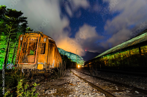 Canfranc train station abandoned photo